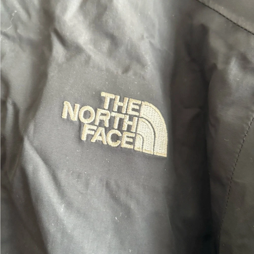 The North Face Hyvent Jacket Mens Size XL Windbreaker Black Full Zip Hooded